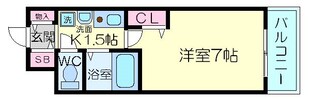 エスリード新梅田の物件間取画像